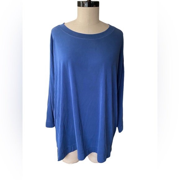 Chico's Tops - Chico’s Zenergy Women’s Blue Shirt 3/4 Length Sleeves Very Soft Size 4